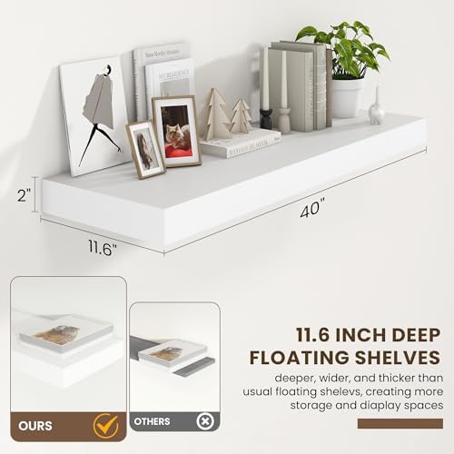 FLYJOE 40 Inch Floating Shelves - Image 2