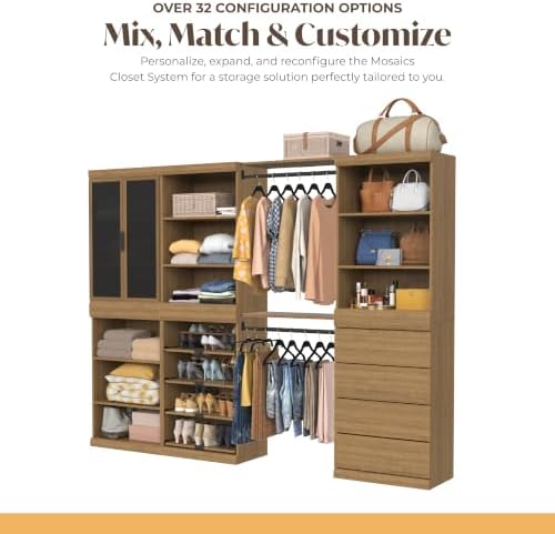 ClosetMaid Mosaics Closet Shelf & Rod Adjustable Kit, Customizable Closet System - Image 5