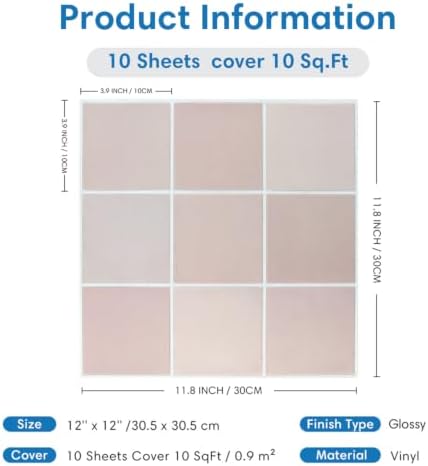 COMSTICKC Thicker 3D Peel and Stick Backsplash Tiles - Image 6