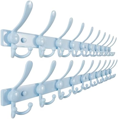 Dseap Coat Rack Wall Mount 37”, Heavy Duty 12-Gauge Base vs Flimsy 1mm by Dseap