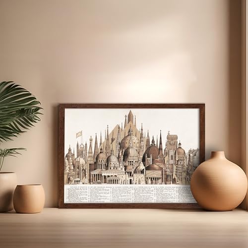 Poster Master Vintage Principal High Buildings of the Old World Poster - Image 5
