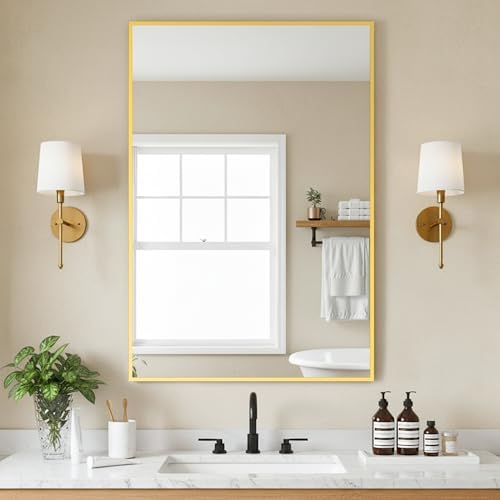 FICTOR Bathroom Vanity Mirror for Over Sink by FICTOR