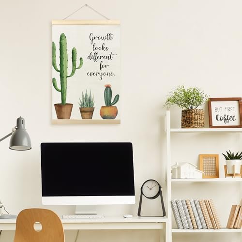 TLESKE Mental Health Cactus Poster Hanger Frame, Motivational Inspirational - Image 5