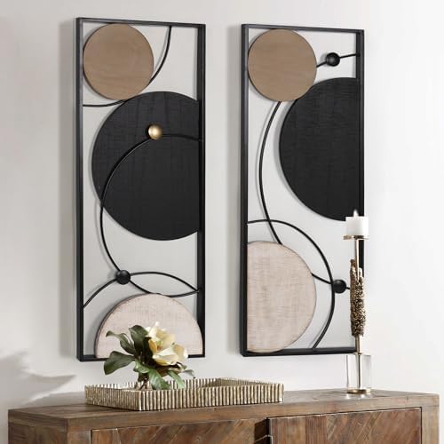 Oakrain 2 PCS Metal Wall Art by Oakrain