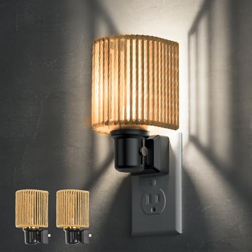 L LOHAS LED Bright Night Lights Plug into Wall, Dimmable Night Light Boho by LLOHASLED