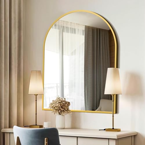FICTOR 30" x 40" Arched Bathroom Vanity Mirror - Image 6