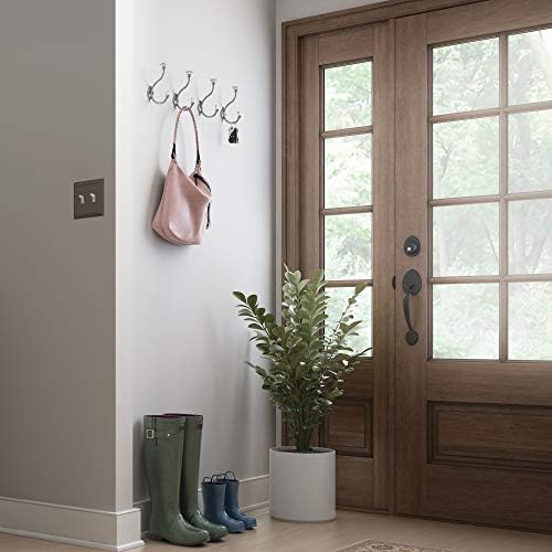 Liberty 128734 Acrylic Facets Design Coat and Hat Hook, Satin Nickel and Clear - Image 4