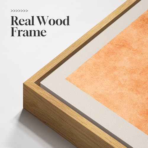 Framed Mid Century Modern Boho Sunset Wall Art - Image 5