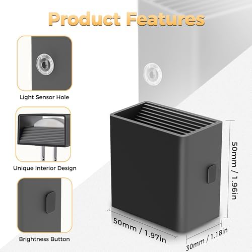 DORESshop LED Night Lights Plug into Wall, Plug in Nightlight - Image 3