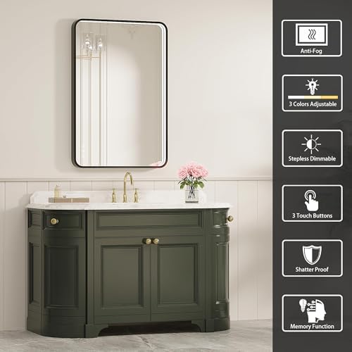 24x36 Inch LED Bathroom Mirror - Image 2