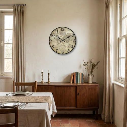 CHYLIN Wall Clock Nautical Decor Silent Non-Ticking Battery Operated - Image 4