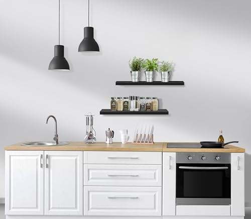 Sorbus Floating Shelves for Wall, Wood Wall Storage - Image 5