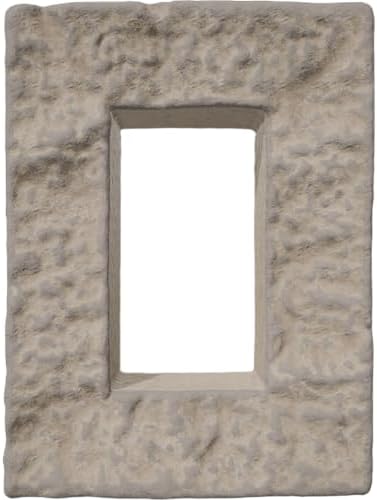 Universal Electrical Cover for EverStone Faux Stone Siding Panels, Desert Sand by EkenaMillwork