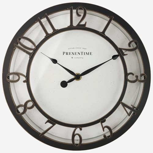 Presentime 10" Farmhouse Series Wall Clock by Presentime