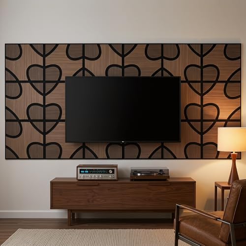 Wood Slat Panels, Bean & Heart Black Oak - Image 4