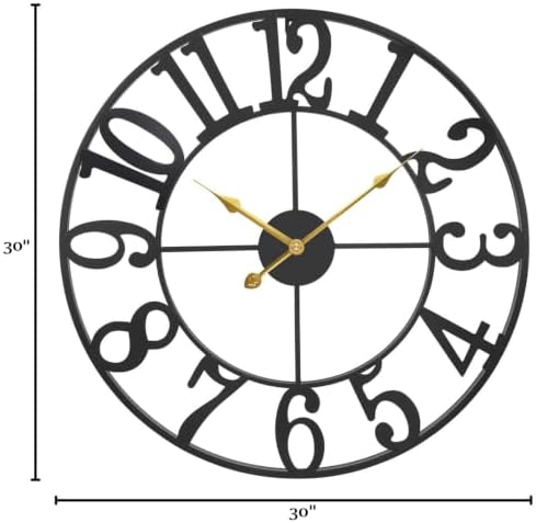 30 Inch Large Waterproof Outdoor Clock - Image 7