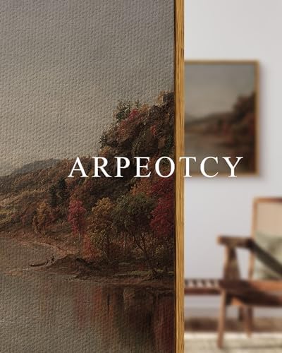 ARPEOTCY Vintage Framed Canvas Wall Art, 24×36 Inch, Fall Landscape Large Wall - Image 5