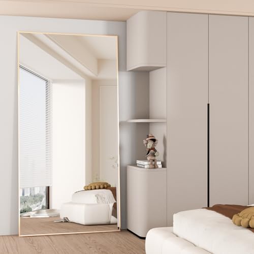Full Length Mirror 71"x25" Floor Mirror Large Gold Mirror Body Rectangle Mirror - Image 3