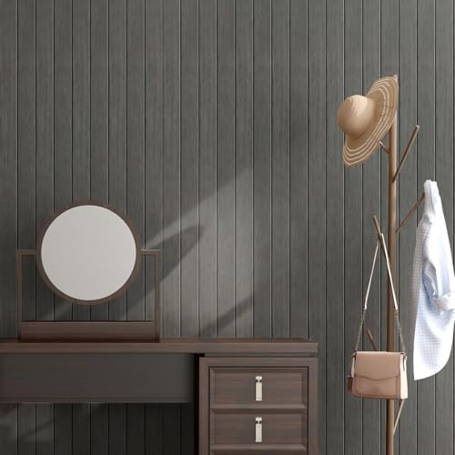 Thick Wood Slat Wall Panels, Modern 3D Peel and Stick, 15.75"x118" - Image 2