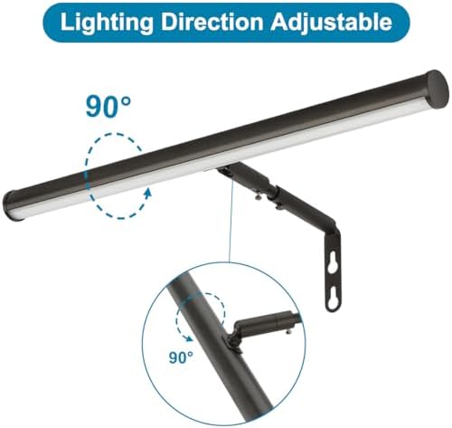 Plug in LED Picture Lights for Paintings, 16inch 3000K Adjustable Art Light - Image 2