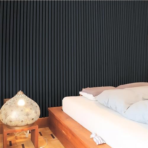ZETY HOME Acoustic Wood Wall Panels, Slat 4-Pack, 94.5 in - Image 2