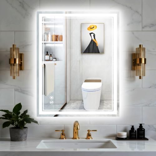 28" x 36" LED Bathroom Mirror, Wall Vanity Mirror by NESDCC