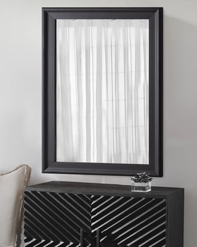 CULER Black Wall Mirror for Bathroom, Rectangle Large 30 x 40 inch Mirrors - Image 5