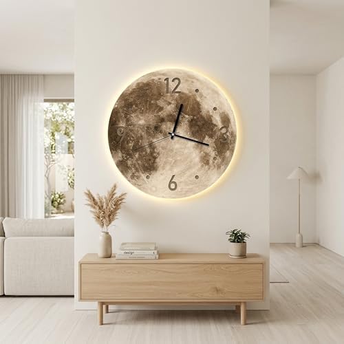 20-Inch 3D Moon Clock by nunoaieo