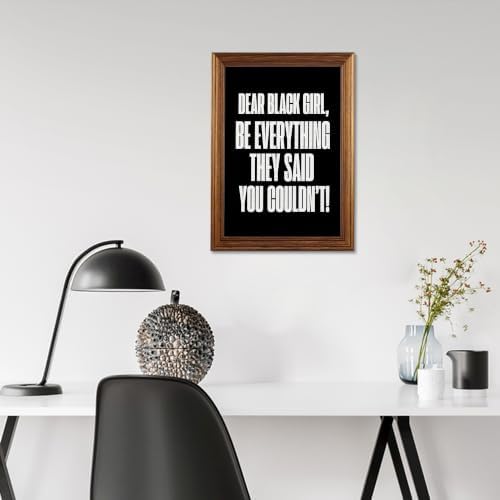 Be Everything They Said You Couldn't Motivational Canvas Wall Art, - Image 5
