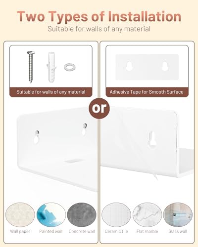 4 Pack Small Wall Shelf - Image 6