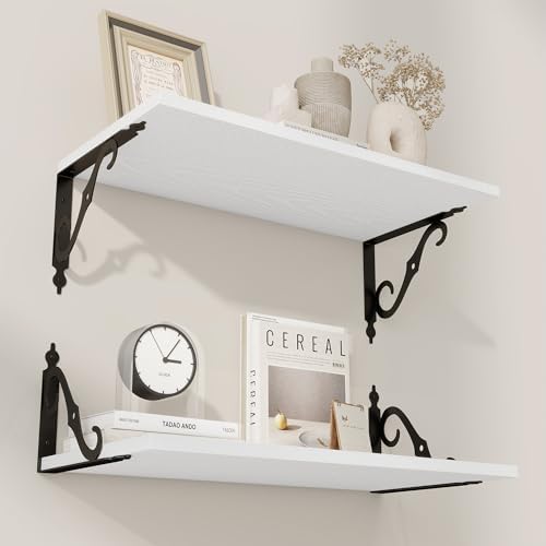 RICHFOCUS 12 Inch Deep Floating Shelves by RICHFOCUS
