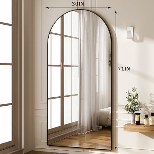 HARRITPURE 71"x30" Arched Full Length Mirror - Image 5
