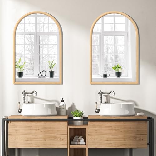 20"x30" Arch Wall Mirror for Wall, Wall Mounted Vanity Mirror for Bedroom - Image 2
