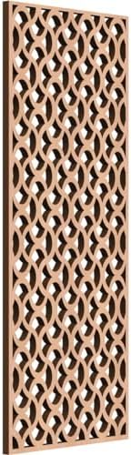 Resort Decorative Pierced Fretwork Wood Wall Panels, 9 3/8"W x 24 3/8"H x 3/8"T by EkenaMillwork