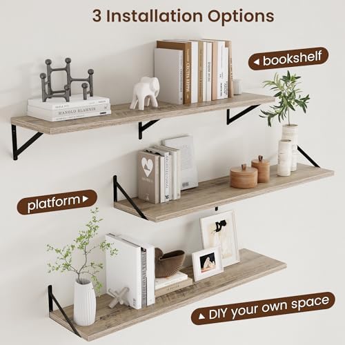 Axeman 12 Inch Deep Floating Shelves - Image 4