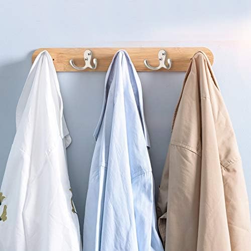 IBosins 28 Pack Heavy Double Prong Coat Hooks Wall Mounted - Image 6