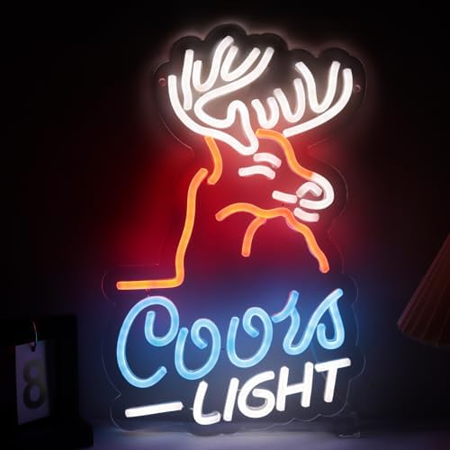 Deer Head Crs Light Neon Signs for Wall Decor Neon Lights for Bedroom Led Signs by JFLLamp