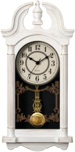 Clockswise Vintage Grandfather-Style Wall Clock by Clockswise