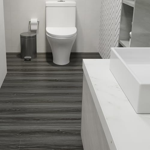 Woodgrain Vinyl Floor Roll, 11.8" x 590", Quick‑Apply Peel & Stick - Image 5