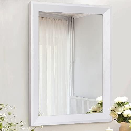 AAZZKANG Rectangular Wall Mirror Decorative Wood Framed Mirrors Large 26"x18" by AAZZKANG