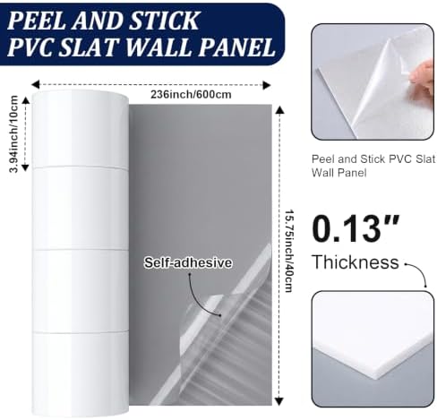 Geelin White Shiplap Peel and Stick Wallpaper - Image 2