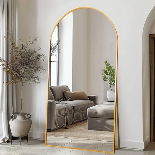 LFT HUIMEI2Y 76"x34" Arch Full Length Mirror by LFTHUIMEI2Y