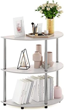 Furinno FRANS Toolless Half Round 3-Tier Entryway Table by Furinno-FitsYourSpaceFitsYourBudget