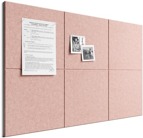 Bumusty 36"x 24" Large Felt Bulletin Board Tiles by BUMUSTY