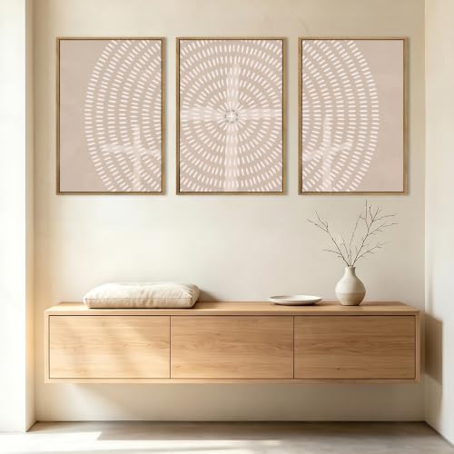 Christian Framed Canvas Wall Art Modern Jesus Wall Decor Abstract Wall Art Set - Image 3