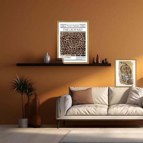 Set of 3 Trendy Leopard Wall Art, Preppy Room Aesthetic Cheetah Wall Decor - Image 6