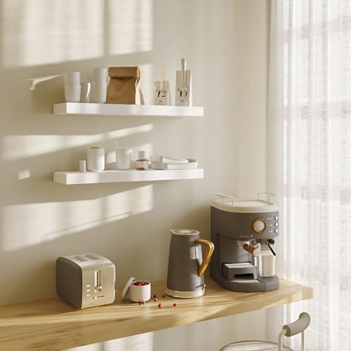 BAMEOS Floating Wall Shelves 24 x 6 Inch – Easy-Install Hanging Shelves - Image 6