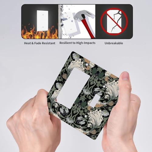 Outlet Covers William Morris Vintage Floral Plants And Birds 1 Toggle 1 Rocker - Image 5