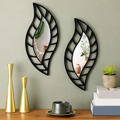 Roowest 2 Pcs Decorative Mirror Wall Decor by Roowest