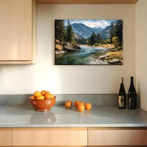 Serene Landscape Canvas Wall Art - Image 7